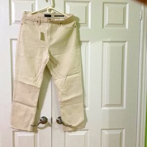 Banana Republic, Jeans, Size 31, cream colored